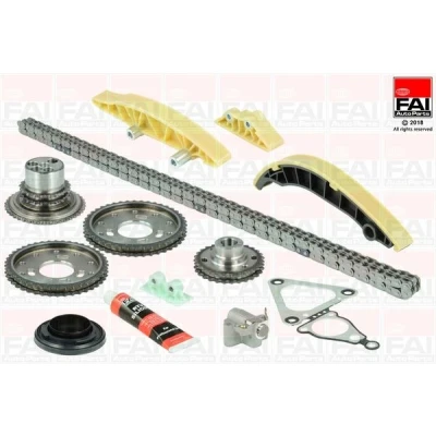 Kuva FAI AutoParts TCK27 Jakoketjusarja Kaksoisketju, Rullaketju Yläpuolella FORD: Transit Mk6 Bussi, Van