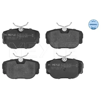 Kuva MEYLE 025 211 7317 Jarrupalat ORIGINAL Quality Etuakseli Kulumisenilmaisemelle Huudonvaimennuspellillä BMW: 3 Sedan, Touring