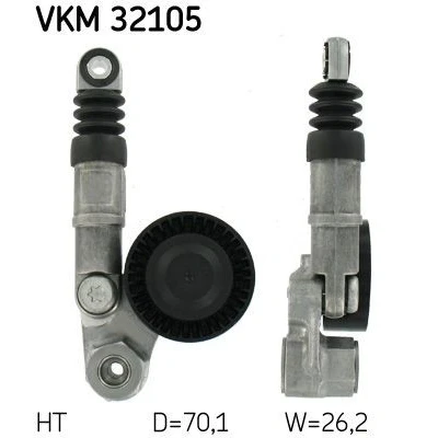 Kuva SKF VKM 32105 Kiristysrulla ALFA ROMEO: 159 Sedan