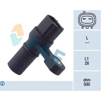 Kuva Kierroslukuanturi, Imu, Poisto ALFA ROMEO, DAEWOO, FIAT, HYUNDAI, KIA, LANCIA, OPEL, SUZUKI, VAUXHALL OE 0K9A1 21412, 1238113, 26143 60G10 000