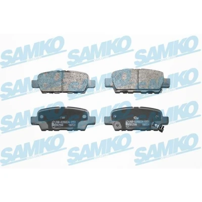 Kuva LPR 05P1862 Jarrupalat NISSAN: Qashqai / Qashqai+2 I, 2, X Trail, SUZUKI: Grand Vitara 2 SUV