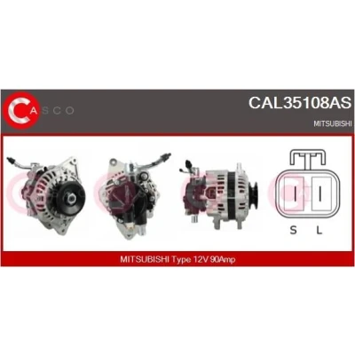Kuva CASCO CAL15249AS Laturi 12V 120A FIAT: Ducato II Flatbed Kuorma auto/Alusta, Van, Bussi, CITROËN: Jumper I Bussi