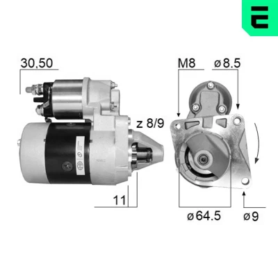 Kuva ERA 220024A Starttimoottori 12 0,7