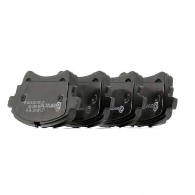 Kuva BREMBO P 85 185 Jarrupalat Kulumisenilmaisemelle Jarrusatulan ruuveilla, Huudonvaimennuspellillä Tarvikkeilla AUDI: Q7, Q5, A4 B9 Sedan