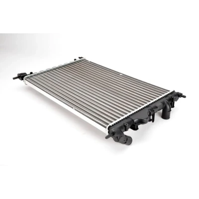 Kuva THERMOTEC D7R028TT Jäähdytin Alumiini 570 378 23, 22 Jäähdytysrivat mekaan. kiinnitetyt RENAULT: Scénic 1
