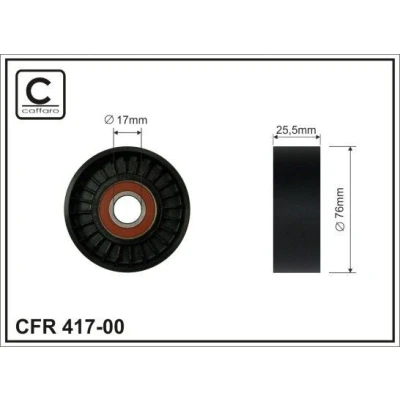 Kuva Hihnankiristin, moniurahihna AUDI A4 B8, B8 Avant, A5, A5 Sportback, A6 C6, C6 A8 D3, D4, Q5, Q7 OE 06E 903 133, 133A,