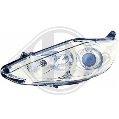 Kuva DIEDERICHS 1405083 Ajovaloumpio Vasen H7, H7/H1, H1 Kromi FORD: FIESTA 6