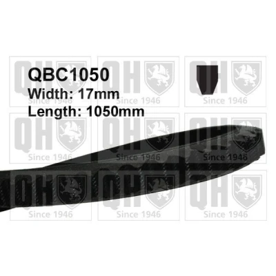Kuva QUINTON HAZELL QBC1050 Kiilahihnat 17 1050 TOYOTA: Land Cruiser 80