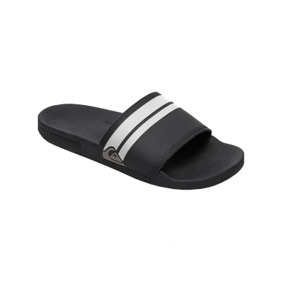 Kuva Quiksilver RIVI Slide Rantasandaalit, Koko: 47, Black/white Synteettinen materiaali