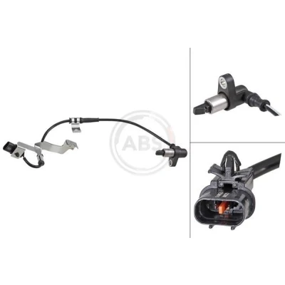 Kuva A.B.S. 31908 ABS Anturi passiivi sensori 400 Musta MITSUBISHI: L200 III Pick up