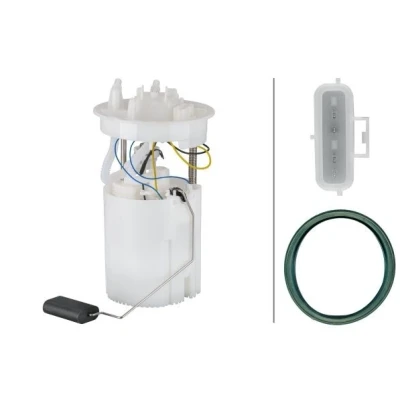 Kuva HELLA 8TF 358 146 171 Polttoainepumppu Tiivisteillä, Säiliön anturilla Sähköinen FORD: FOCUS 3, 3 Turnier