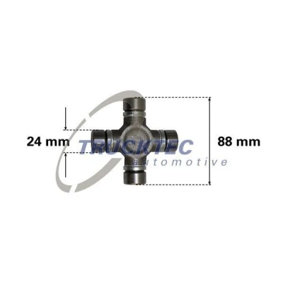 Kuva TRUCKTEC AUTOMOTIVE 02.34.042 Kardaanin Kuminivel MERCEDES BENZ: Sprinter 3.5 T Van, Vito Bussi, Mixto