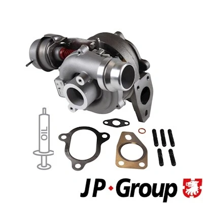 Kuva JP GROUP 4317401100 Turboahdin Pakokaasuahdin sis. tiivistesarjan NISSAN: Qashqai / Qashqai+2 I, DACIA: Duster SUV