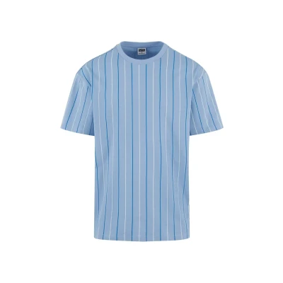 Kuva Urban Classics Pinstripe TEE Printtipaita, Koko: Large, Powderblue white royal