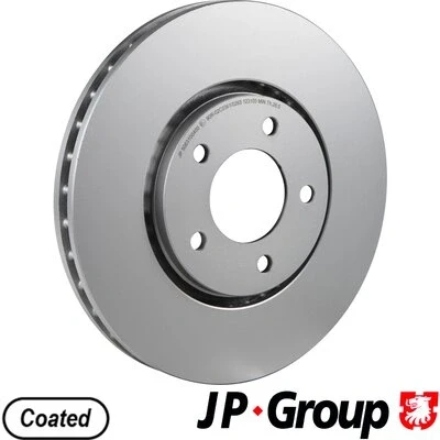 Kuva JP GROUP 5063100400 Jarrulevyt Etuakseli 302 28 5 Tuuletettu pinnoitettu CHRYSLER: VOYAGER 4