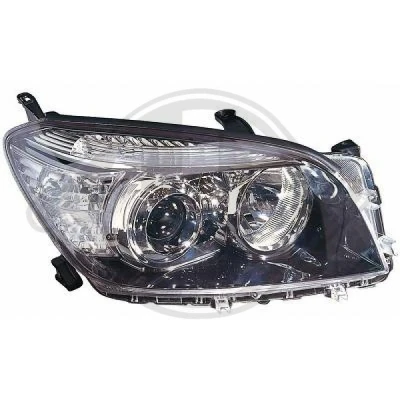 Kuva DIEDERICHS 6687082 Ajovaloumpio Oikea HB3, H11 Musta TOYOTA: RAV4 III SUV