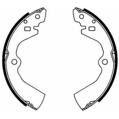 Kuva ABE C01034ABE Jarrukengät Taka akseli 228,6 41 SUMITOMO NISSAN: SUNNY 1, 2 Hatchback,