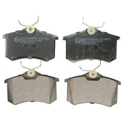 Kuva Jarrupalasarja, levyjarru, Taka akseli AUDI, CITROËN, PEUGEOT, SEAT, SKODA, VW OE 1001096, 1027650, 1E0 698 451 D