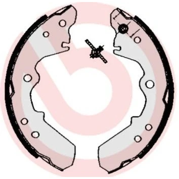 Kuva BREMBO P06099NX Jarrupalat valmius kulumisenilmaisemelle Huudonvaimennuspellillä Ilman tarvikkeita, Tasauspainoilla