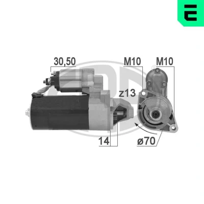 Kuva ERA 220941A Starttimoottori 12 2,2 13 MERCEDES BENZ: Sprinter 3.5 T Van, Bussi, Vito Mixto
