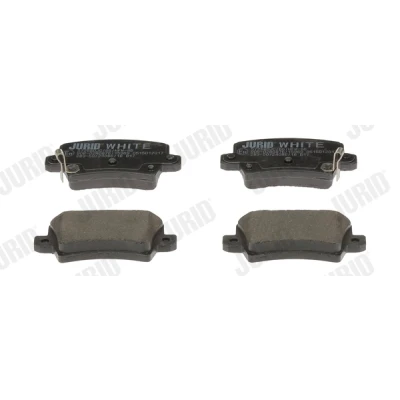 Kuva Jurid 572580JC Jarrupalat White Low Dust Keraaminen akustisella kulumavaroittimella HONDA: CIVIC 8 Hatchback,