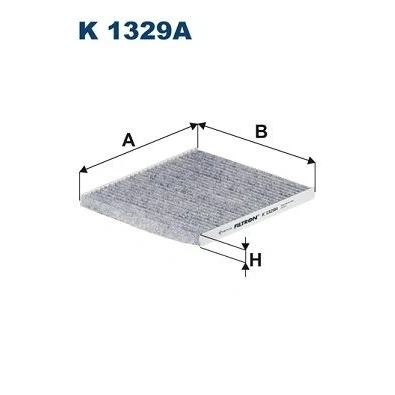 Kuva FILTRON K 1329A Raitisilmasuodatin Aktiivihiilisuodatin 211 187 15 KIA: RIO 3, 3 Stufenheck