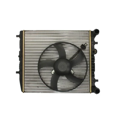Kuva NRF 53021 Jäähdytin Alumiini 430 415 23 Jäähdytysrivat mekaan. kiinnitetyt SKODA: Fabia 2, 1 Combi, I Hatchback, SEAT: Ibiza 3, 4