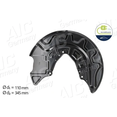 Kuva AIC 56143 Jarrukilpi Etuakseli, vasen VOLKSWAGEN: Golf 7 Variant, AUDI: A3 Sportback, Sedan, CUPRA: Formentor SUV