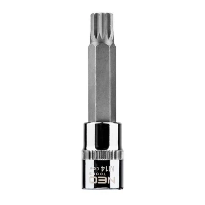 Kuva NEO TOOLS 08 745 Hylsyavain 1/2 M14 Kromi vanadium teräs, Työkaluteräs Spline