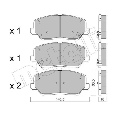 Kuva Jarrupalasarja, levyjarru METELLI 22 0997 0