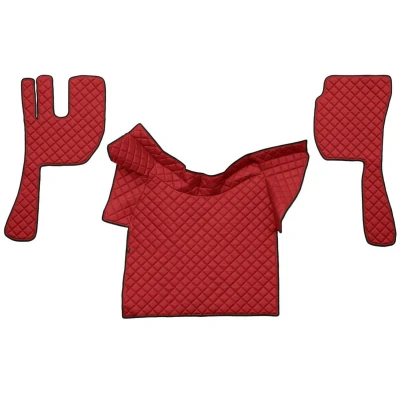 Kuva F CORE Eco Leather Q FL02 RED Lattiamattosetti Tekonahka 3 Punainen