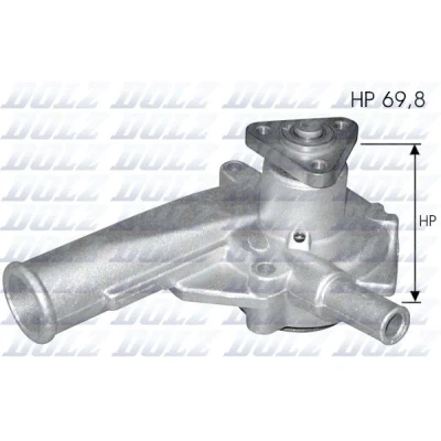 Kuva DOLZ F137 Vesipumppu FORD: FIESTA 3