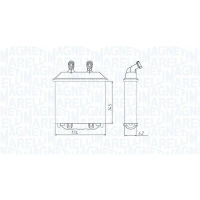 Kuva MAGNETI MARELLI 350218415000 Lämmityslaitteen Kenno