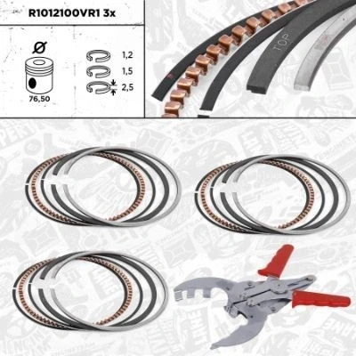 Kuva Männänrengassarja SEAT, SKODA, VW OE 030 198 151 E, 151E, 030198151E