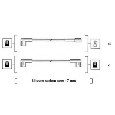 Kuva MAGNETI MARELLI 941245010808 Sytytysjohto OPEL: Kadett B Sedan, D Hatchback
