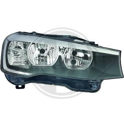 Kuva DIEDERICHS 1276182 Ajovaloumpio Oikea H7/H7 BMW: X3