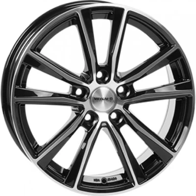 Kuva Monaco MC6 Gloss Black Polished 8x18 5/112 ET45 B66.5