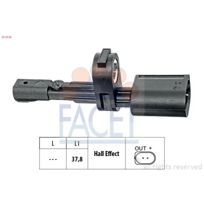 Kuva ABS anturi FACET 21.0134