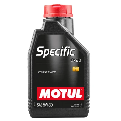 Kuva Motul Specific 0720 5W 30 1l Moottoriöljy 102208 RENAULT: MEGANE 3 Grandtour, TRAFIC 2 Bus, Kombi, MERCEDES BENZ: Vito Van, C sarja T modell
