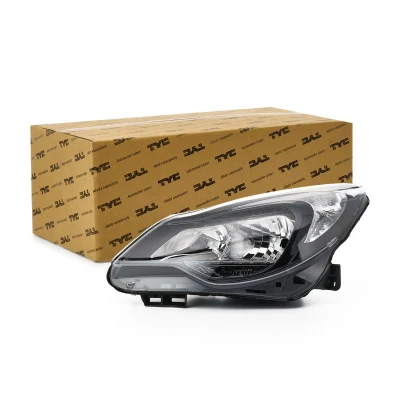 Kuva TYC 20 12630 15 2 Ajovaloumpio Vasen H7, W21/5W, PSY24W, H1 Oikeanpuoleiselle liikenteelle Sähkömoottorilla OPEL: Corsa D Hatchback