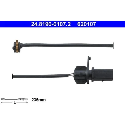 Kuva ATE 24.8190 0107.2 Jarrupalojen Kulumisen Ilmaisin VOLKSWAGEN: Passat B5 GP Sedan