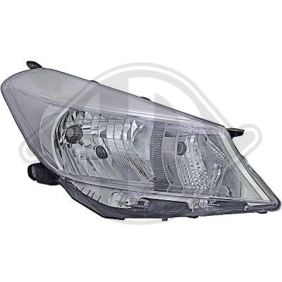 Kuva DIEDERICHS 6607082 Ajovaloumpio Oikea H4 Harmaa TOYOTA: Yaris III Hatchback