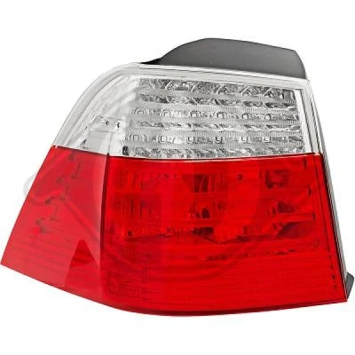 Kuva DIEDERICHS 1224791 Takavalot Vasen Uloin osa P21W 12 Punainen, Lasinkirkas Ilman lampun kantaa BMW: 5 Touring