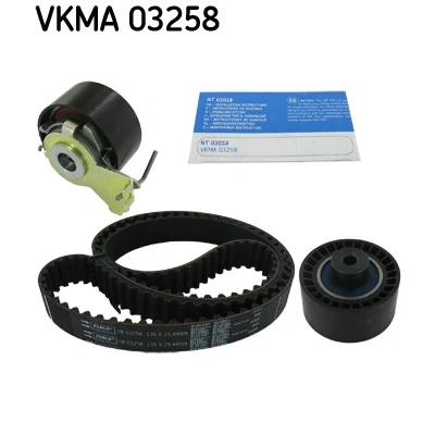 Kuva SKF VKMA 03258 Jakohihnasarja 135 Pyöristetyllä hammasprofiililla PEUGEOT: 307 Hatchback, Farmari, 207 Hatchback