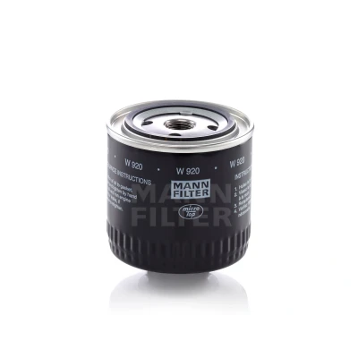 Kuva MANN FILTER W 920 Öljynsuodatin 3/4 16 UNF yhdellä peruutuksenestoventtiilillä Ruuvattava suodatin