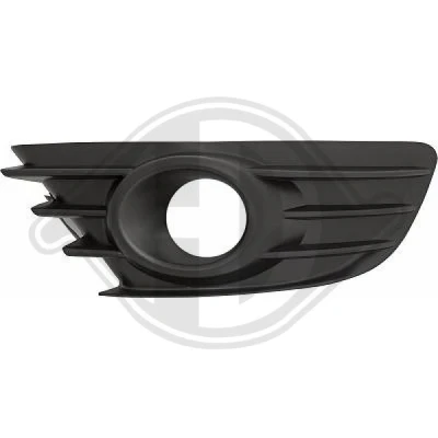Kuva DIEDERICHS 4072047 Puskurin Ritilä reikä/reiät sumuvaloille Eteen, vasen CITROËN: C4 I Hatchback