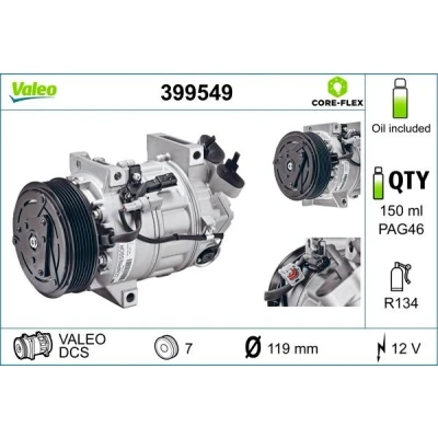 Kuva Valeo 399549 Kompressori, ilmastointilaite