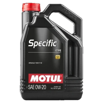 Kuva Motul Specific 17 FE 0W 20 5l Moottoriöljy 109950
