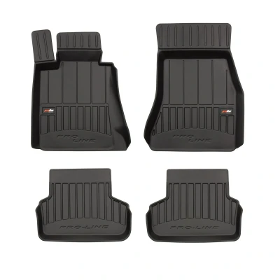 Kuva FROGUM 3D407718 Lattiamattosetti Kumi Edessä ja takana 4 Musta BMW: 5 Sedan