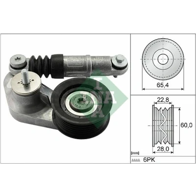 Kuva INA 534 0595 10 Kiristinvarsi, Moniurahihna LAND ROVER: Freelander 2 SUV
